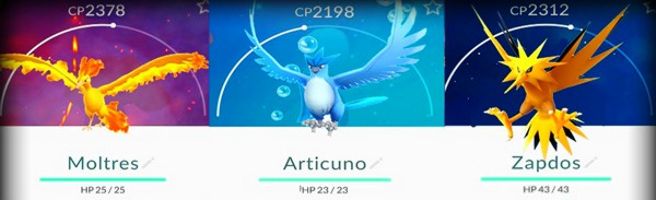 legendární pokémoni